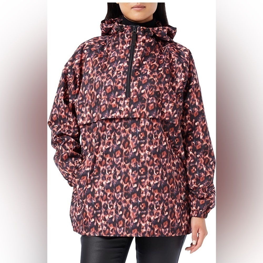 CORE 10 Women's Over-The-Head Water Resistant Hooded Jacket - Small - Picture 1 of 10